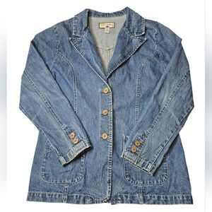 Vintage Carribean Joe Denim Blazer
